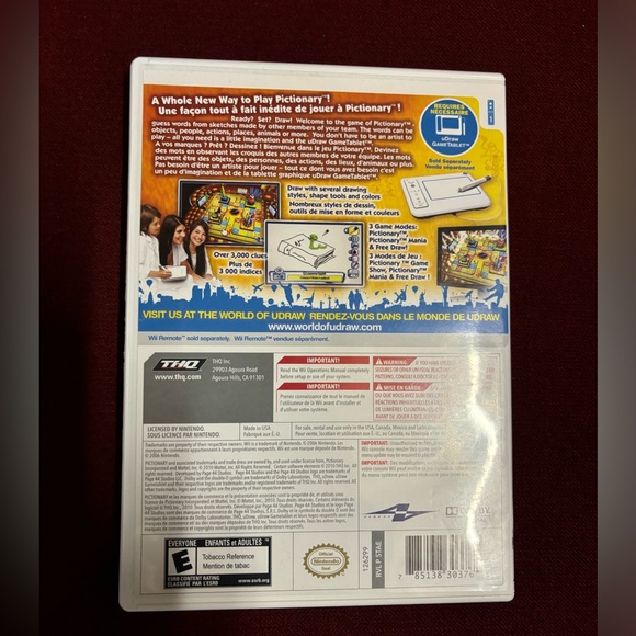 Pictionary Wii USED - Picture 2 of 5